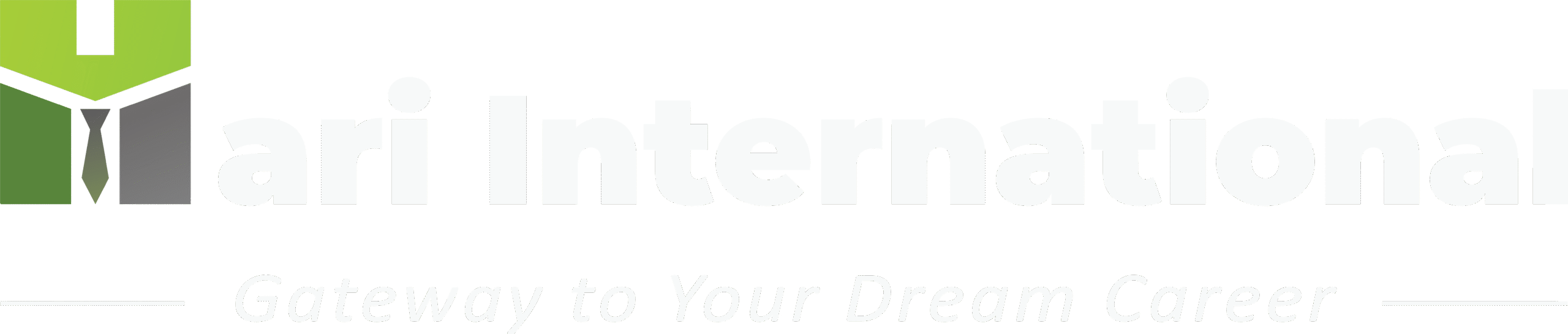 Hari International Logo White Version (High Quality)